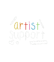 moreth4nwords art artist support creatives Sticker
