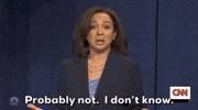 Kamala Harris Idk GIF by Saturday Night Live