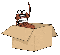 Happy Box Sticker by Bobbiny