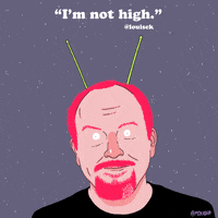 Im Not High Louis Ck GIF by Animation Domination High-Def