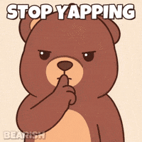 Serious Shut Your Mouth GIF by BEARISH