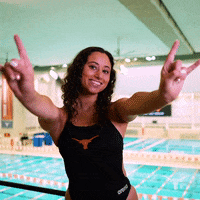 Pool Swimming GIF by Texas Longhorns