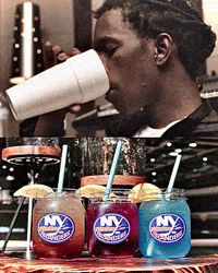Young Thug Drinking GIF
