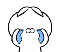 Sad Face Sticker by クレイジー闇うさぎ