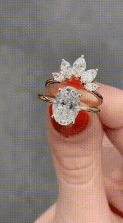 ShivShambuDiamonds diamond ring engagement ring diamond ring GIF