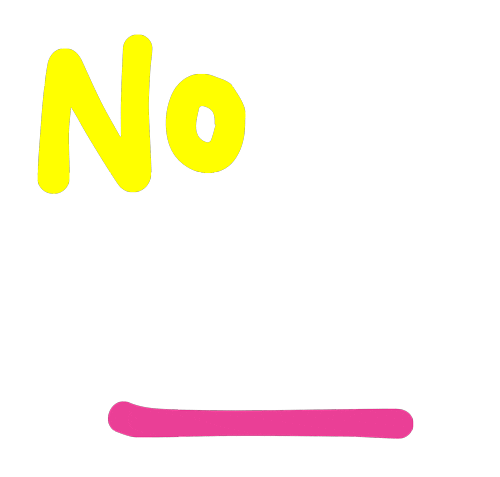 No Way What Sticker by sabribeny