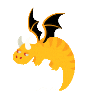 Kids Dragon Sticker by babauba