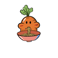 Hungry Food Sticker by Invade.co