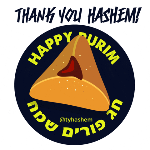 Purim GIF by tyhnation