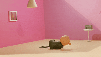 daisymlink exercise pushups push ups daisymlink GIF