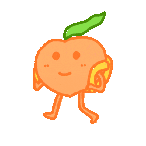 Happy Walking Sticker