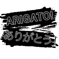 Arigato Sticker by Itigoo
