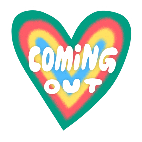 Proud Coming Out Sticker by jon hanlan