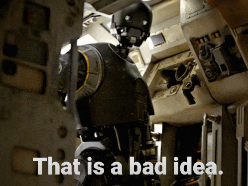 Star Wars Bad Idea GIF