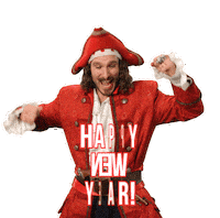 Excited Happy New Year Sticker by CaptainMorgan