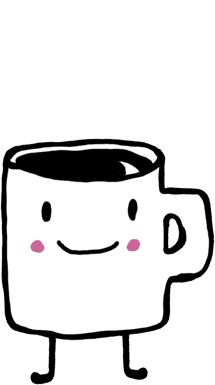 Morning Tea Sticker by Alena Geyzer