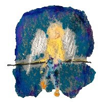 Starry Night Art Sticker