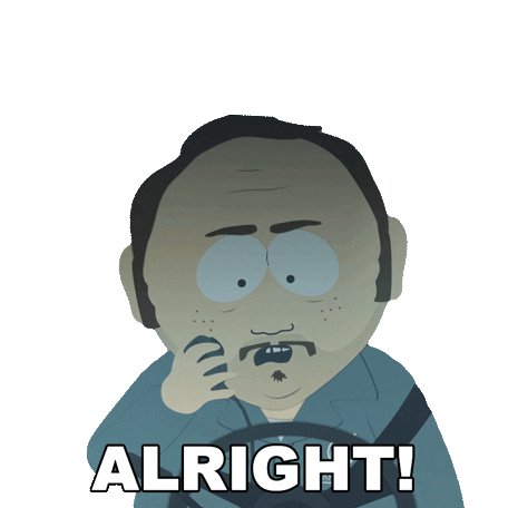 All Right Sticker by South Park