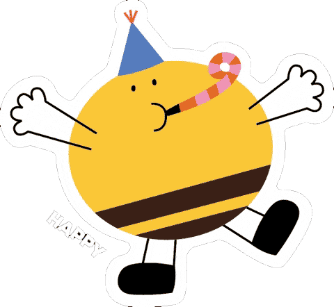 Happy Birthday Party Sticker by stibee
