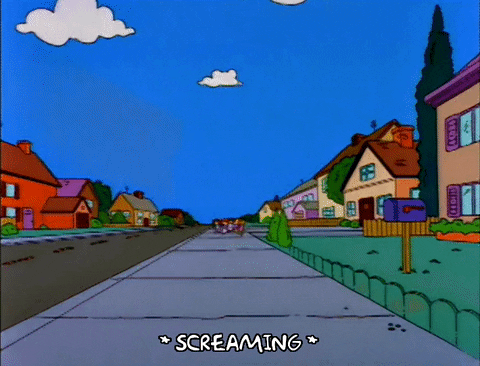 Yell Season 3 GIF by The Simpsons