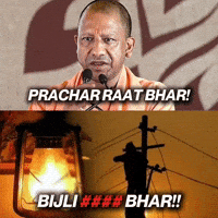 Yogi Adityanath Baba GIF by Indian National Congress