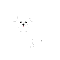 Misoko Dog Sitting Sticker by Nature's Protection
