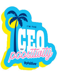 Poositive Sticker by thewildventures