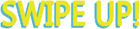 Swipe Up Sticker by Yellow Black And White