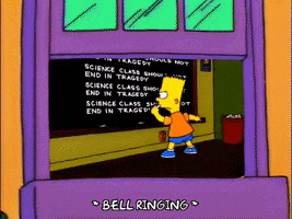happy bart simpson GIF