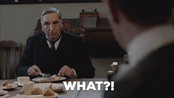 Downton Abbey What?! GIF by MASTERPIECE | PBS