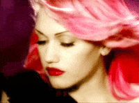 pink hair gwen stefani no dobout GIF