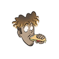 natachartt food felix sandwich miam Sticker
