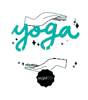 Yoga Asana Sticker by Mento Spain
