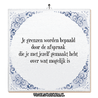 Humor Wijsheid Sticker by Tegelspreuken.nl