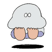 Ghost Gisoshussha Sticker