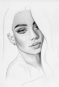 Palezsa art sad beauty tears GIF