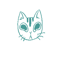 kkingillustration cat frog butterfly transform Sticker