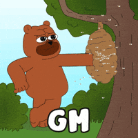 Good Morning Gm GIF by Beary
