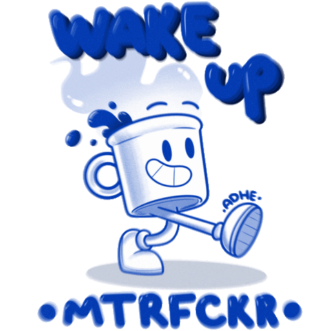 Sleepy Good Morning Sticker