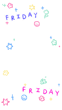 Friday Color Sticker