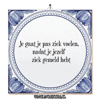 Humor Meld Sticker by Tegelspreuken.nl