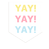 cmlcstllo yay feliz bandera celebrar Sticker