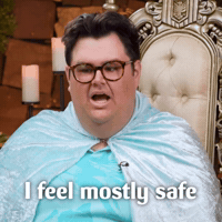 Nervous Royal Court GIF by Brittany Broski