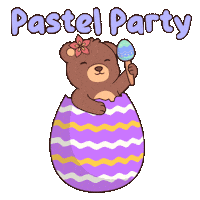 Happy Easter Bunny Sticker by BEARISH