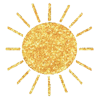 Golden Sun Summer Sticker by Alexandra Five