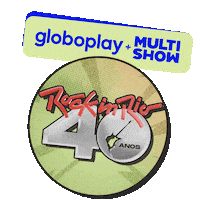 Rock In Rio Globoplay Sticker by Multishow