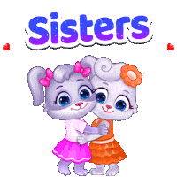 Best Friends Twins Sticker by Lucas and Friends by RV AppStudios