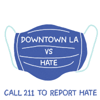 Speak Out Los Angeles Sticker by LA vs. Hate