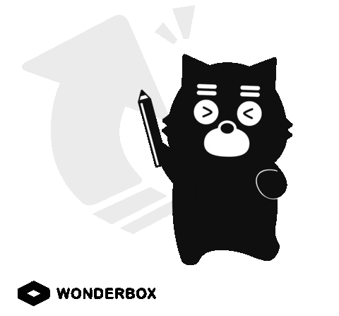 Happy Cat Sticker by wonderlab