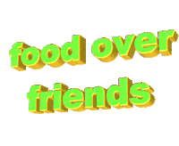 Food Friends Sticker by AnimatedText